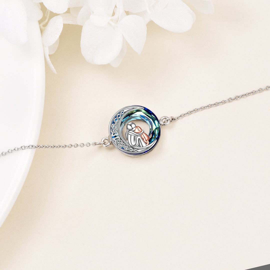 Justerbar helderanskebræst med hundemotiv lavet af sterlingsølv