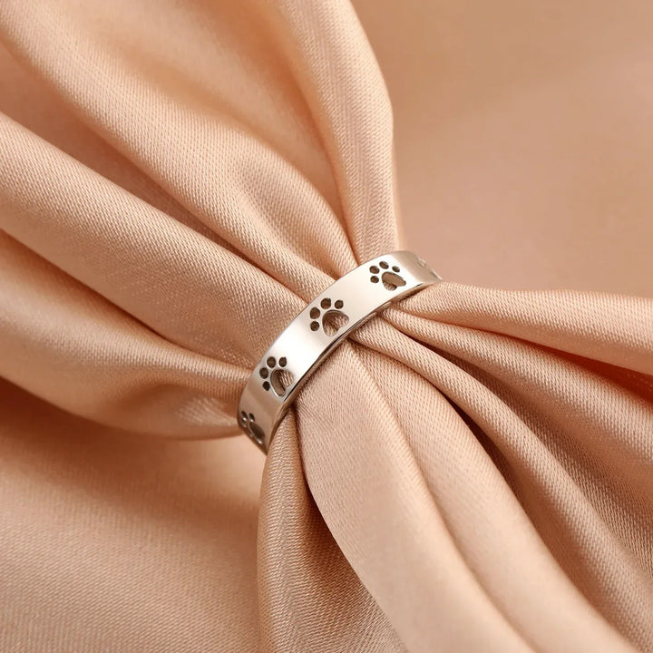 Pote-ring lavet af rustfrit stål til kvinder