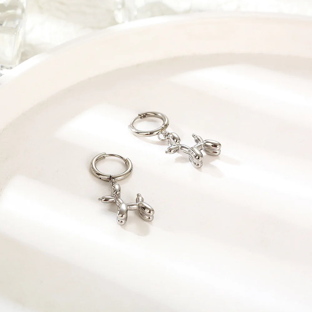 Mini Heliumhundearmbånd – Guldhoops med Legesyg Hundemagnet