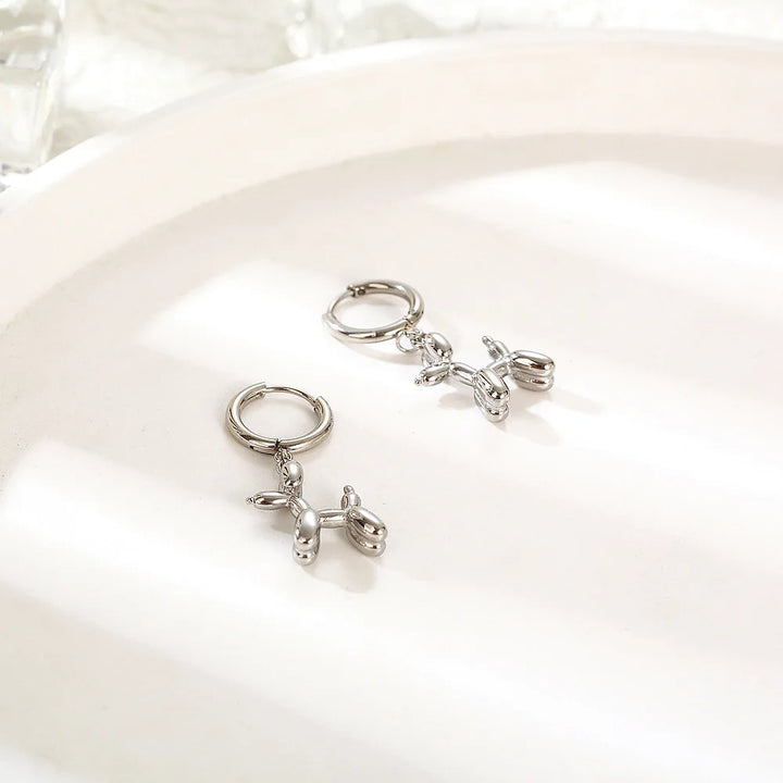 Mini Heliumhundearmbånd – Guldhoops med Legesyg Hundemagnet