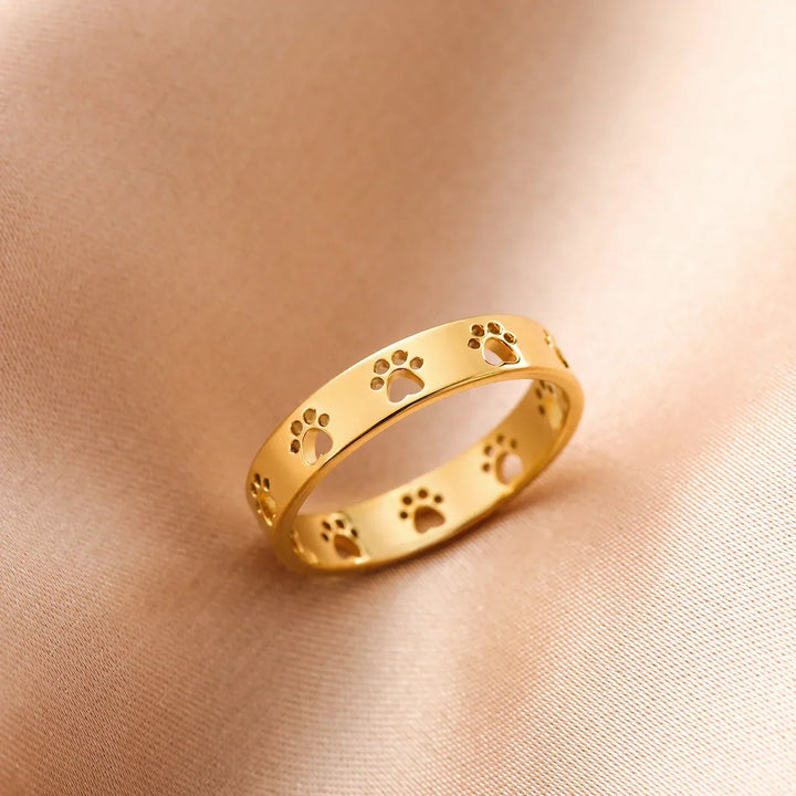 Pote-ring lavet af rustfrit stål til kvinder